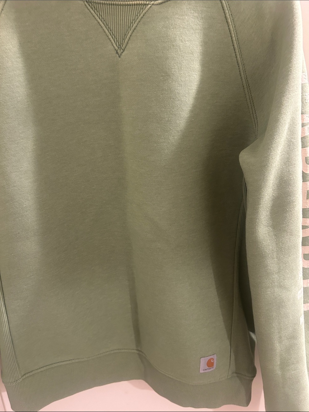 Carhartt Sage Green Crewneck Sweatshirt